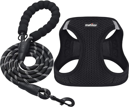 Dog Harness Step-in Breathable Puppy Cat Dog Vest Harnesses by matilor