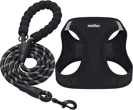 Dog Harness Step-in Breathable Puppy Cat Dog Vest Harnesses by matilor