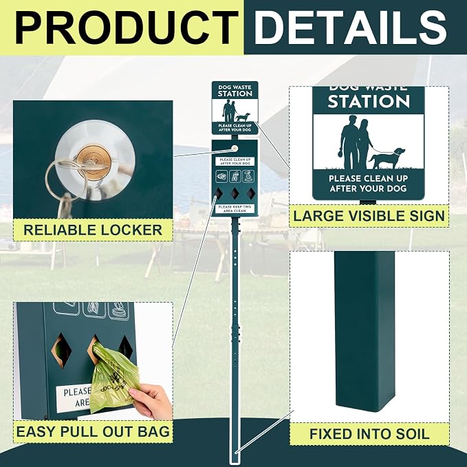 Qinyoung Dog Waste Station - Image 3