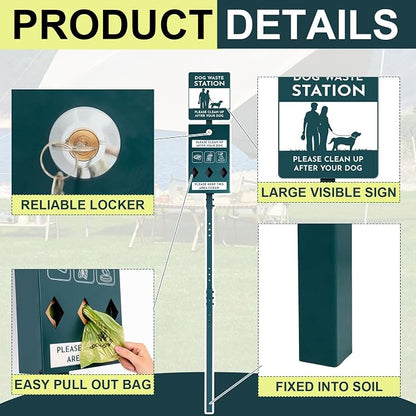 Qinyoung Dog Waste Station - Image 3