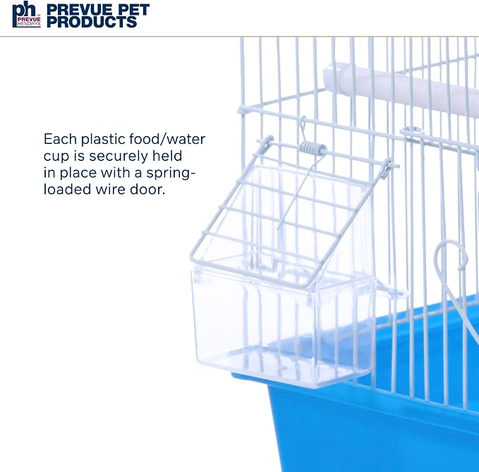 Prevue Pet Products Parakeet Square Roof Bird Cage - Image 6