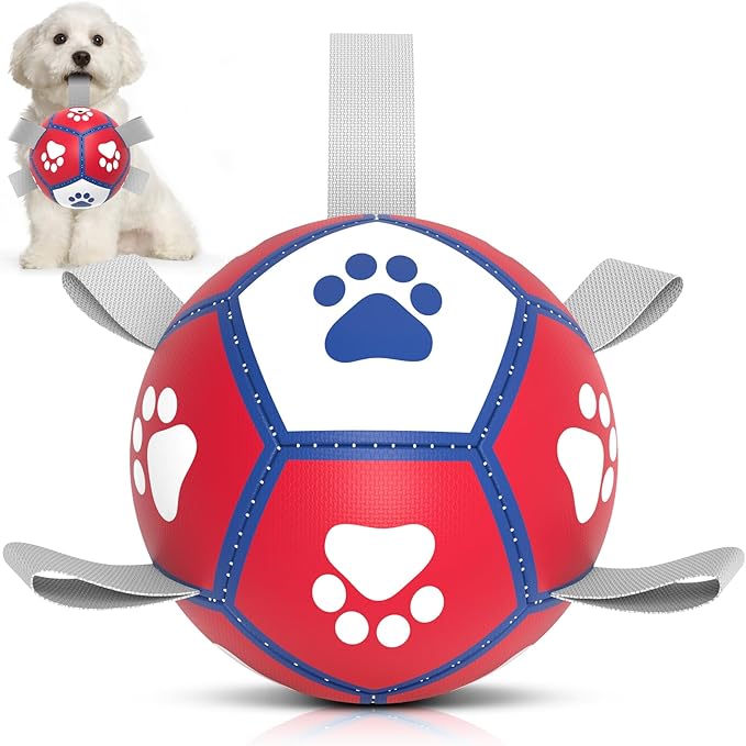 Diman Small Dog Toys Soccer Ball by KeepYourDogsHappy
