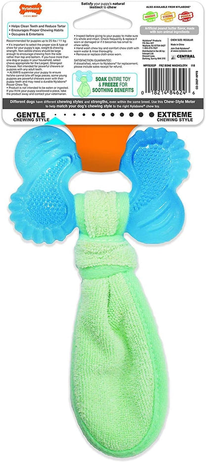 Nylabone 3 Pack of Chill 'n Chew Puppy Teething Toys, Allergen-Free Peanut - Image 2