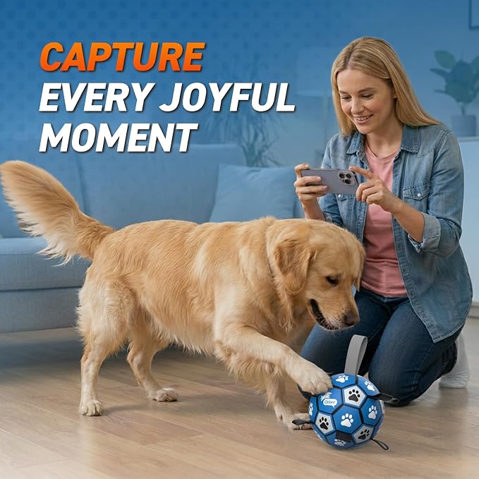 QDAN Dog Ropes Toys, Soccer Ball - Image 6