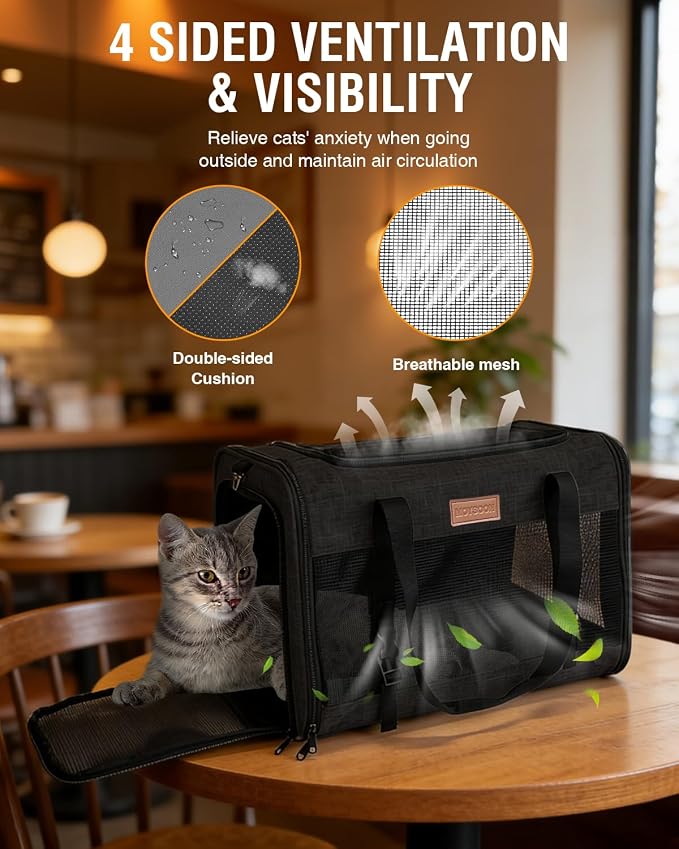 PETUX Large Pet Carrier for Large Cats ＆ Small Dogs - Image 3