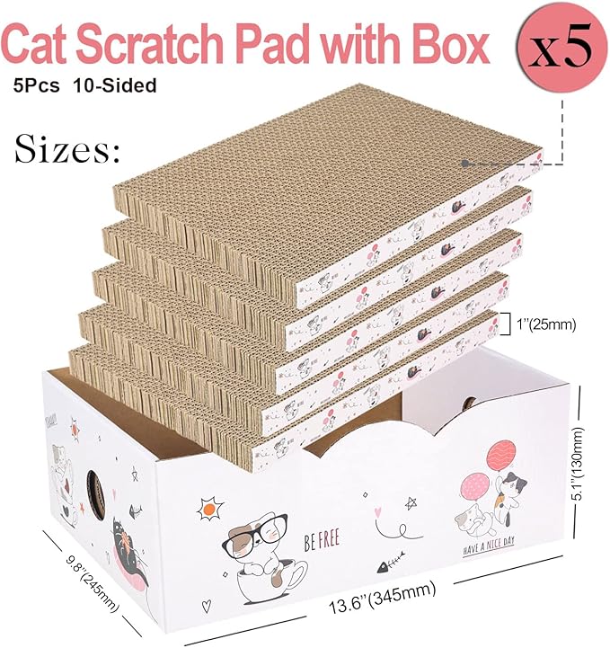 5 Packs in 1 Cat Scratch Pad - Image 3
