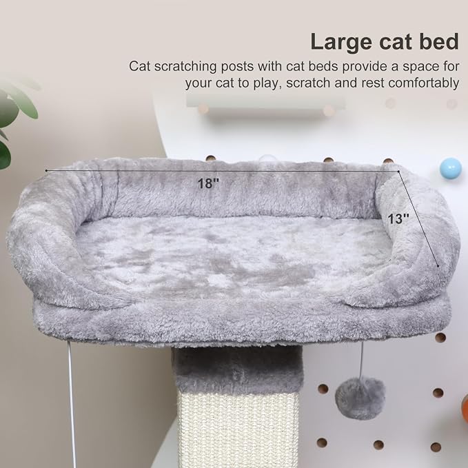 34" Tall Cat Scratching Post - Image 6