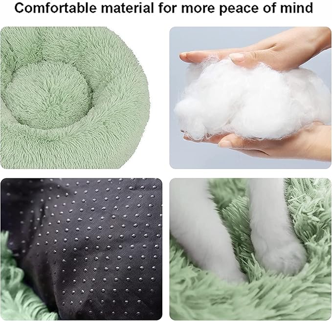 Nisrada Dog Bed for Small Medium Large Dogs Cats, 20 inch Calming - Image 2