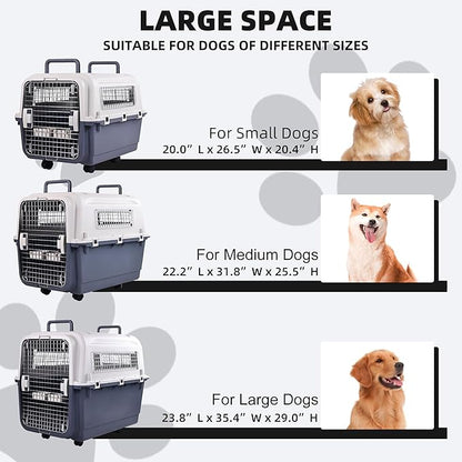 Elevon Plastic Kennels, Plastic Dog Crate, Airline Approved Pet Carrier - Image 7