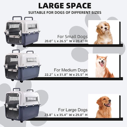 Elevon Plastic Kennels, Plastic Dog Crate, Airline Approved Pet Carrier - Image 7
