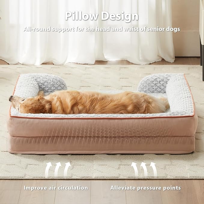 Orthopedic Dog Bed for Medium Dogs, Egg Crate Foam Bed for Medium Dogs - Image 2