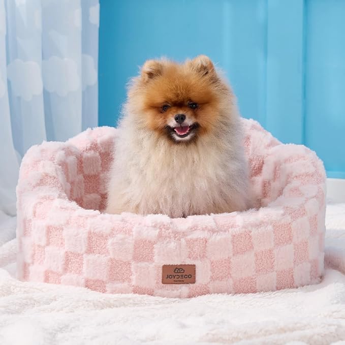 Joydeco Cloud Dog Bed for Small Dogs & Cats, Washable Pet Bed - Image 6
