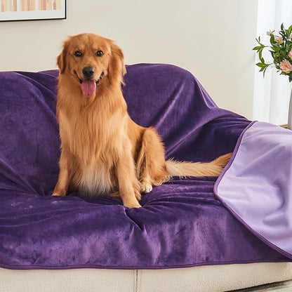 Waterproof Blanket 80"x90" for Adults, Reversible Waterproof Bed Cover for Dogs - Image 4