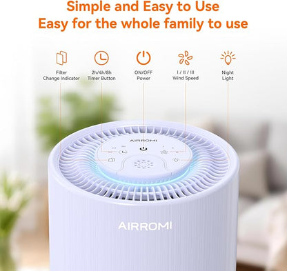 AIRROMI Air Purifier for Bedroom - Image 3