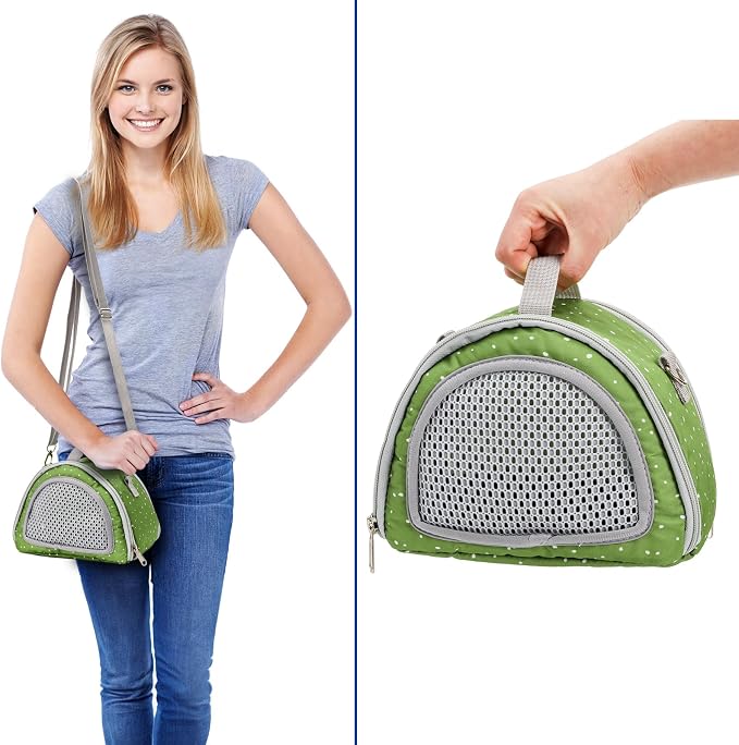 Coloch Hamster Carrier Bag, Small Pet Outgoing Travel Pouch Breathable Guinea - Image 5