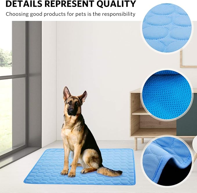 Dog Cooling Mat Pet Cooling Pads Dogs & Cats Pet Cooling Blanket - Image 2