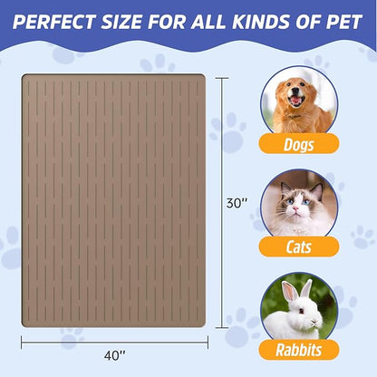 Large Dog Mats for Food and Water - Image 2