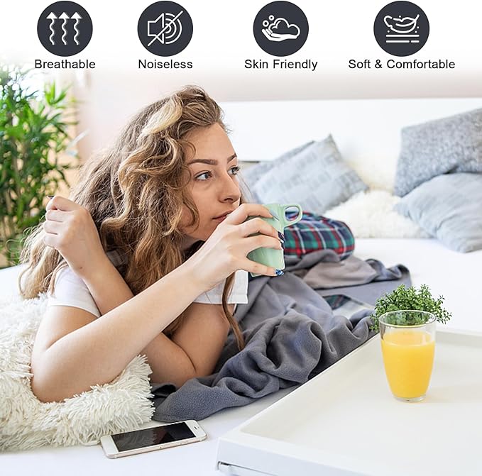 Waterproof Mattress Protector Full, Fitted Sheet Style Breathable Mattress Cover - Image 3