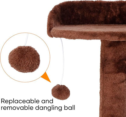 54-Inch Cat Tree for Large Cats, Sturdy Multi-Level Cat Tower - Image 6