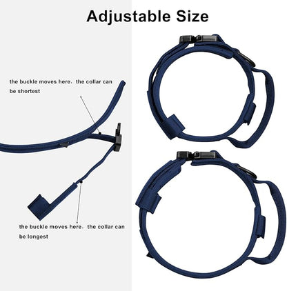 DAGANXI Tactical Dog Collar, Adjustable Military Training Nylon Dog Collar - Image 4