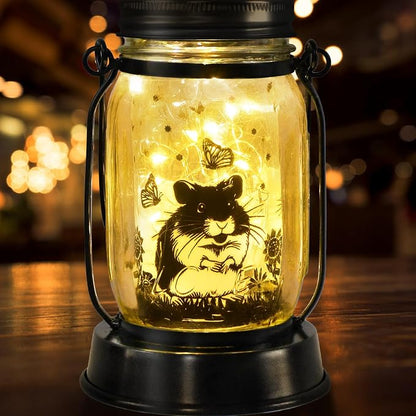 kyoryuger Hamster Gifts for Women/Men Hamster Solar Lanterns Mom Birthday - Image 9