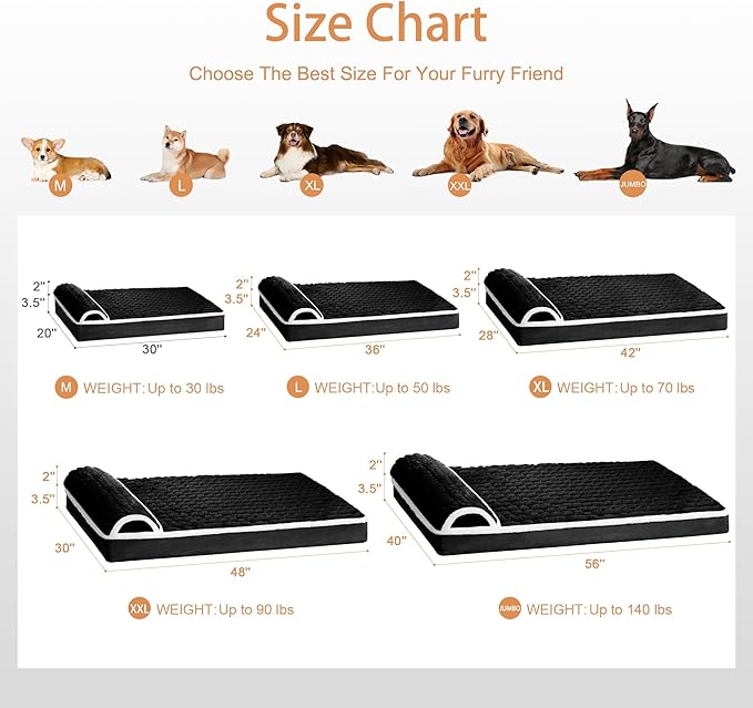 Orthopedic Dog Bed Medium Size Dog - Image 7