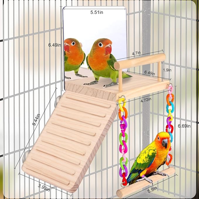 KyoukiBird Perch Platform Bird Toys - Image 2