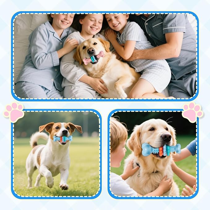 Puppy Chew Toy, 2 Pack Puppy Teething Toys Indestructible Chew Toys - Image 7