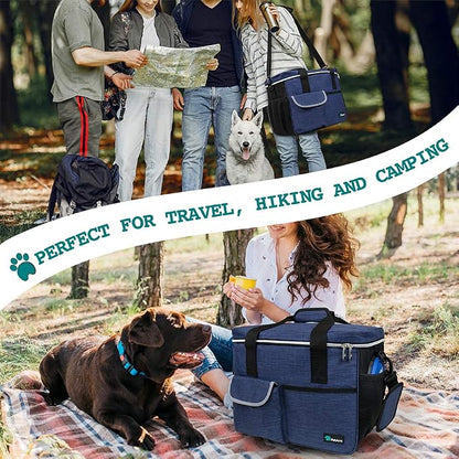 PetAmi Dog Travel Bag, Travel Pet Bag Organizer, Dog Food Travel Bag - Image 6