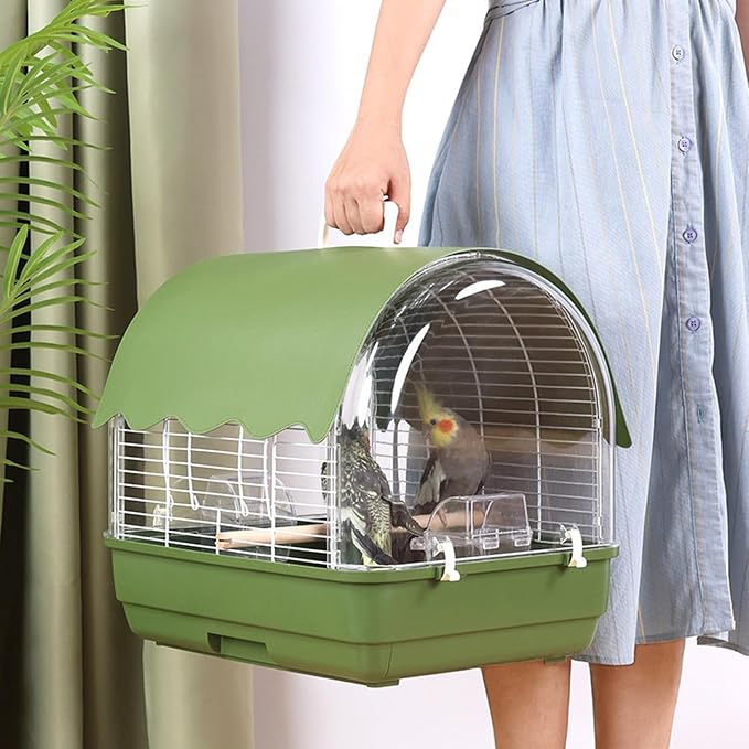 Travel Bird Cage | Portable Sunproof Bird Travel Carrier | Parakeet Carrying - Image 3