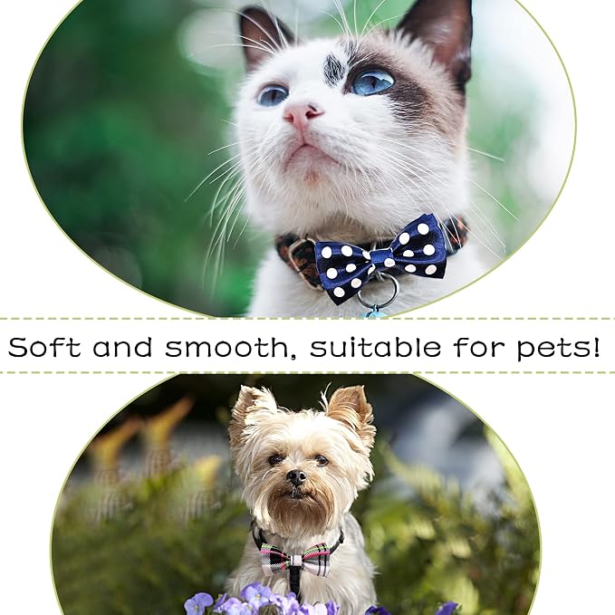 PET SHOW 10 Pack Small Dogs Collar Bowties Attachment Charms - Image 7