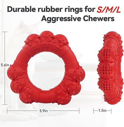 Indestructible Dog Chew Toys for Aggressive Chewers, Super Chewer Toys for - Image 2