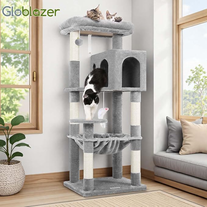 Globlazer Cat Tree Tower with Scratching Post - Image 7