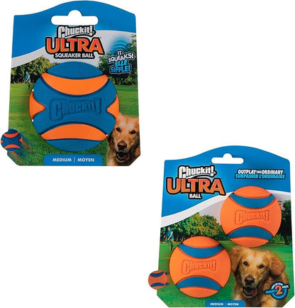 Chuckit! Ultra & Squeaker Ball Dog Toy - Image 2