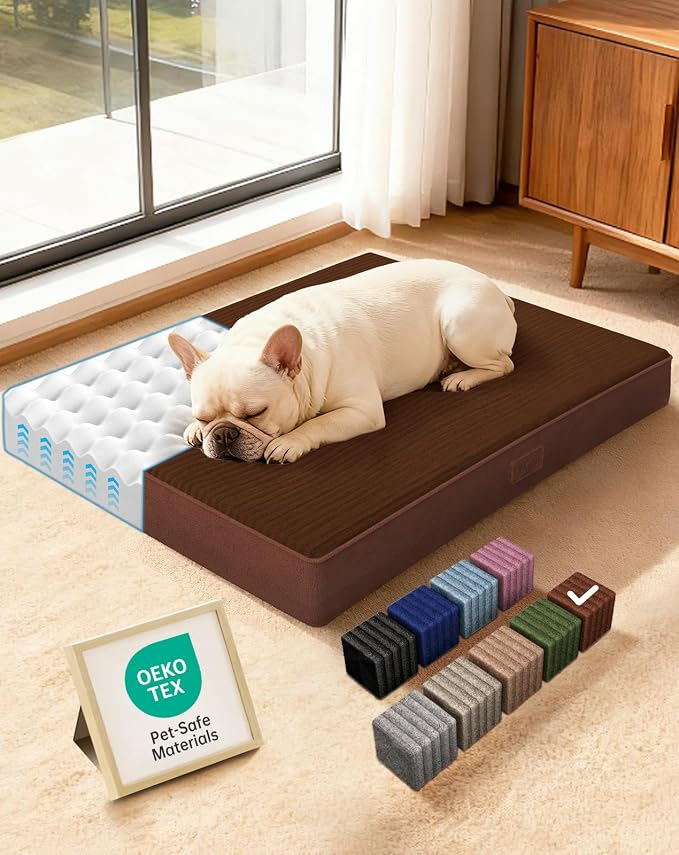 OhGeni Orthopedic Waterproof Top Surface & Machine Washable Dog Bed by OhGeni
