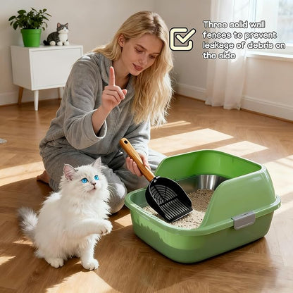 Chinshwehaw Premium Stainless Steel Cat Litter Scoop-Triple Guard - Image 5