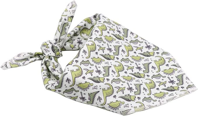 ARING PET Dinosaur Dog Bandanas, Summer Kerchief Triangle Bibs Scarf - Image 6