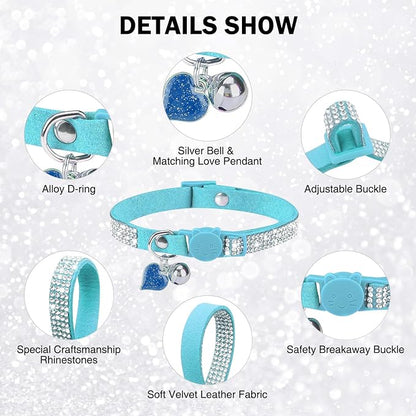 Rhinestone Cat Collar Breakaway - Image 3