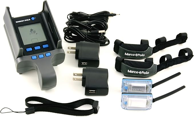 2-Pet Tracking System for Large and Small Dogs and Cats, Waterproof and Rugged by Marco+Polo