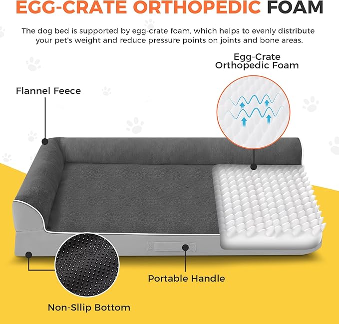 Dog Bed Large Sized Dogs, Orthopedic Dog Bed - Image 2