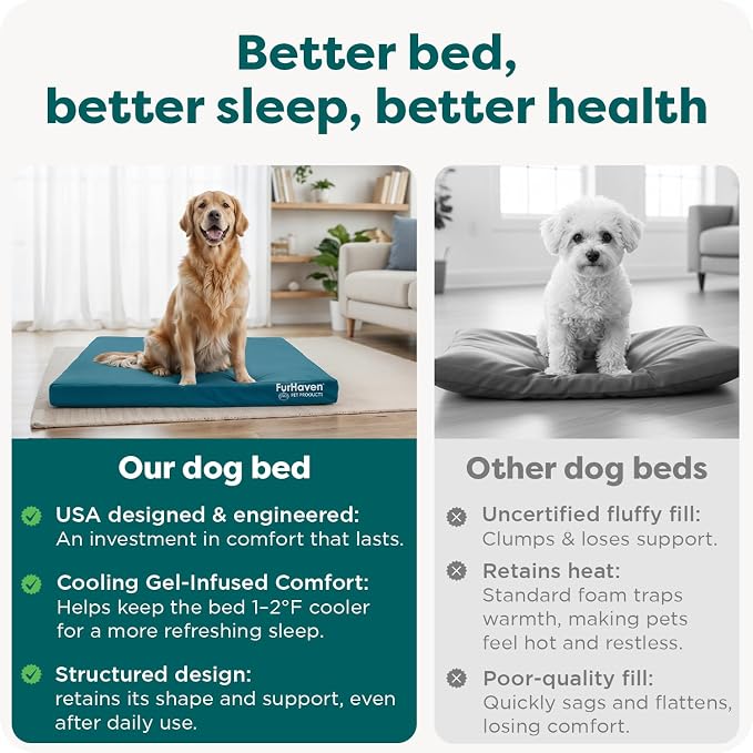 FurHaven Water-Resistant Orthopedic Dog Bed - Image 7