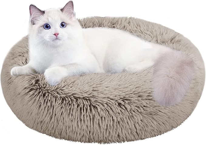 Cat Beds for Indoor Cats, 20 Inch Dog Bed for Small Melium Large Dogs, by Nisrada
