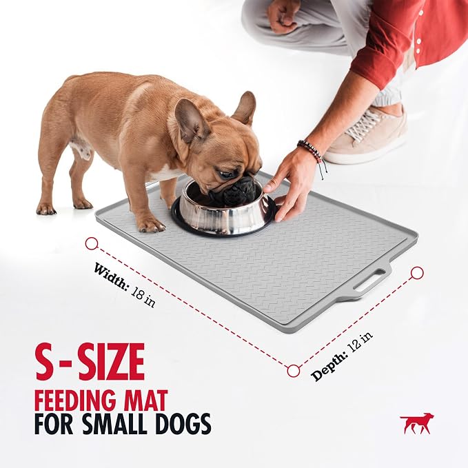 Tuff Pupper 18x12 Small Dog Feeding Mat - Image 2