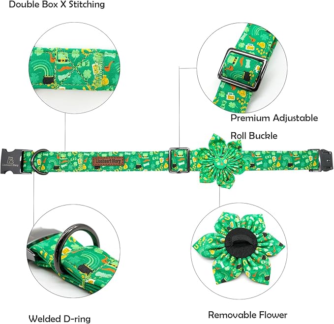 Lionheart glory St. Patrick's Day Dog Collar - Image 2
