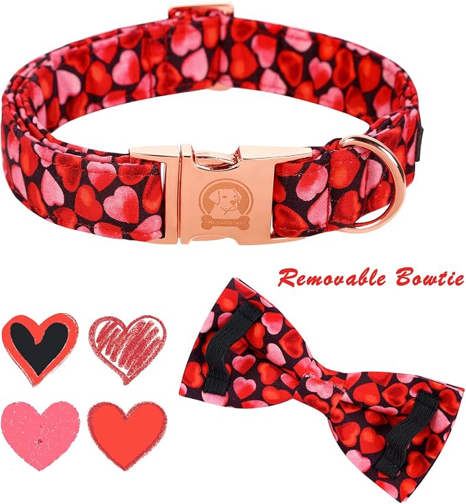 MR. CHUBBYFACE Valentines' Dog Collar - Image 2