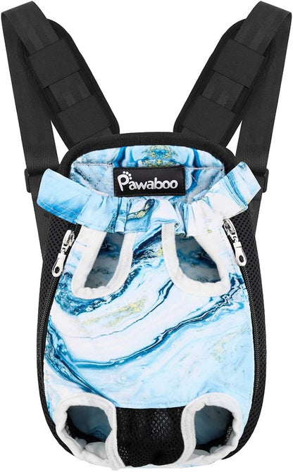Pawaboo Pet Carrier Backpack, Adjustable Pet Front Cat Dog Carrier Backpack by Pawaboo