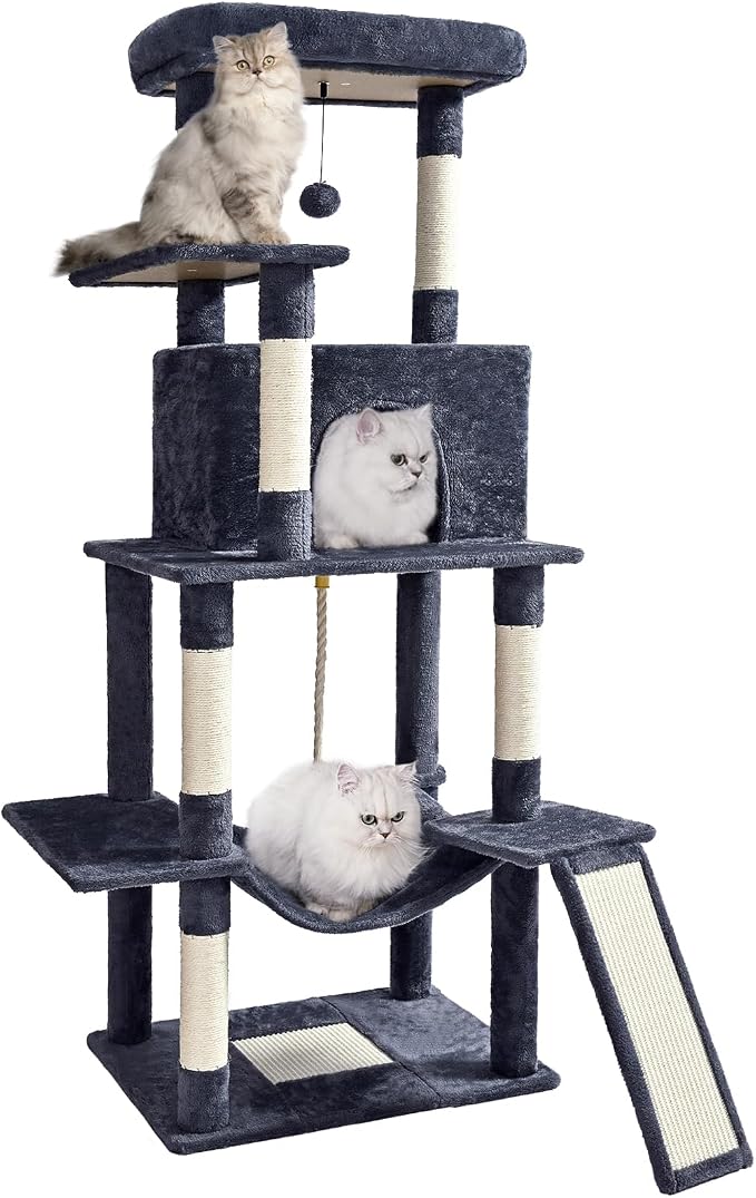 Cat Tree Tower 63in Multi-Level Cat Tower by ABCPET