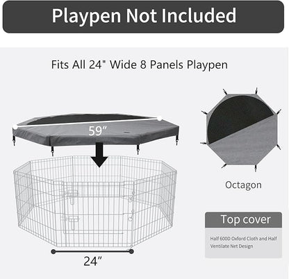 PETIME Top Cover Sun/Rain Proof Provide Shade and Security - Image 2