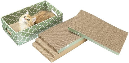MECOOL Cat Scratching Board，5PC Cat Scratch Pad by MECOOL