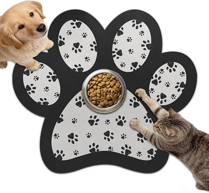 Dog Food Mat for Bowls, Absorbent Quick Dry Dog Cat Mats for Food and Water by Unknown